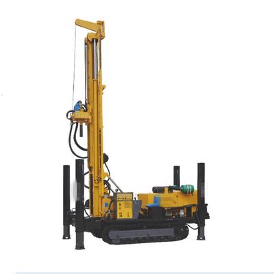 800米深孔全液壓柴油動力打井 氣動履帶水井鉆機